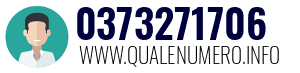 Numero di telefono 0373271706 0373271706