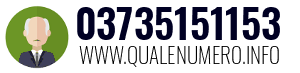 Numero di telefono 03735151153 03735151153