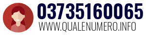 Numero di telefono 03735160065 03735160065