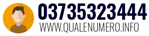 Numero di telefono 03735323444 03735323444