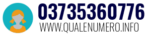 Numero di telefono 03735360776 03735360776