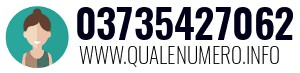 Numero di telefono 03735427062 03735427062