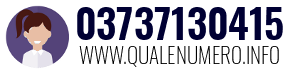 Numero di telefono 03737130415 03737130415