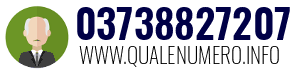 Numero di telefono 03738827207 03738827207