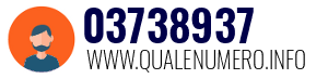 Numero di telefono 03738937 03738937