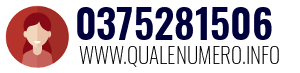Numero di telefono 0375281506 0375281506