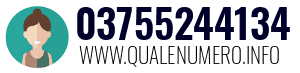Numero di telefono 03755244134 03755244134