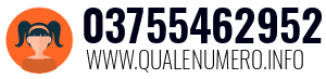Numero di telefono 03755462952 03755462952