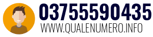 Numero di telefono 03755590435 03755590435