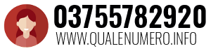 Numero di telefono 03755782920 03755782920