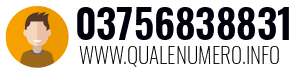 Numero di telefono 03756838831 03756838831