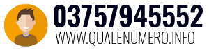Numero di telefono 03757945552 03757945552