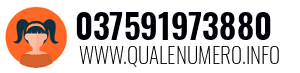 Numero di telefono 037591973880 037591973880