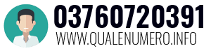 Numero di telefono 03760720391 03760720391