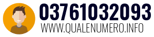 Numero di telefono 03761032093 03761032093