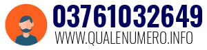 Numero di telefono 03761032649 03761032649