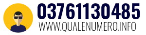 Numero di telefono 03761130485 03761130485