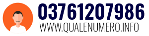 Numero di telefono 03761207986 03761207986