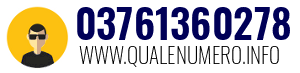 Numero di telefono 03761360278 03761360278