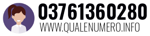 Numero di telefono 03761360280 03761360280