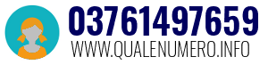 Numero di telefono 03761497659 03761497659