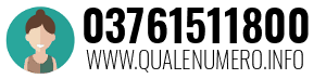 Numero di telefono 03761511800 03761511800