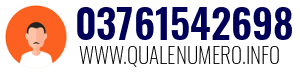 Numero di telefono 03761542698 03761542698
