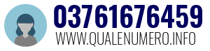 Numero di telefono 03761676459 03761676459
