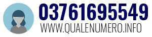 Numero di telefono 03761695549 03761695549
