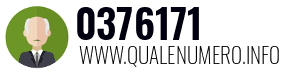Numero di telefono 0376171 0376171