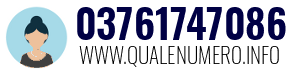 Numero di telefono 03761747086 03761747086
