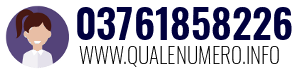 Numero di telefono 03761858226 03761858226