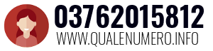 Numero di telefono 03762015812 03762015812