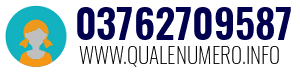 Numero di telefono 03762709587 03762709587