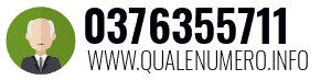 Numero di telefono 0376355711 0376355711