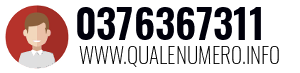 Numero di telefono 0376367311 0376367311