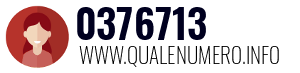 Numero di telefono 0376713 0376713