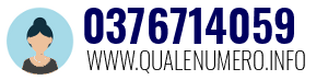 Numero di telefono 0376714059 0376714059