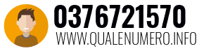 Numero di telefono 0376721570 0376721570