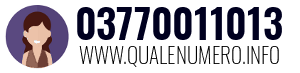 Numero di telefono 03770011013 03770011013