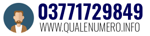 Numero di telefono 03771729849 03771729849