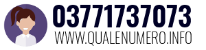 Numero di telefono 03771737073 03771737073