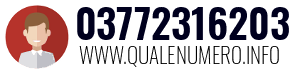 Numero di telefono 03772316203 03772316203