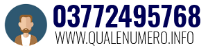 Numero di telefono 03772495768 03772495768