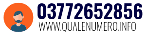 Numero di telefono 03772652856 03772652856
