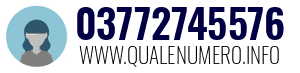 Numero di telefono 03772745576 03772745576