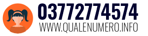 Numero di telefono 03772774574 03772774574