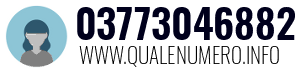 Numero di telefono 03773046882 03773046882