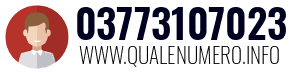 Numero di telefono 03773107023 03773107023