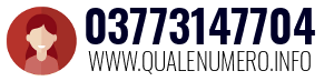 Numero di telefono 03773147704 03773147704